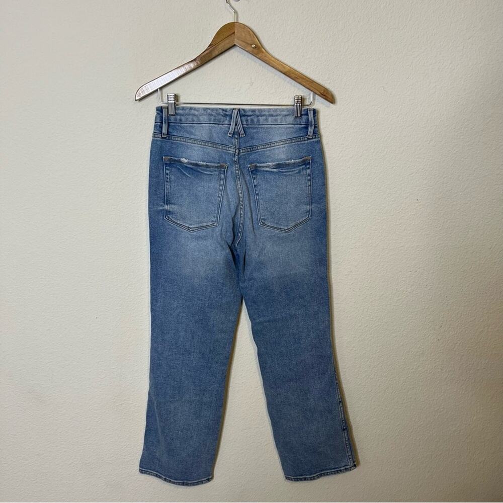 Good American Good Curve High Waist Ankle Straight Leg Jean Womens Size 6 / 28 - Picture 4 of 7
